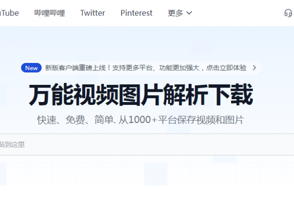 全网视频随便下，我终于不用录屏了